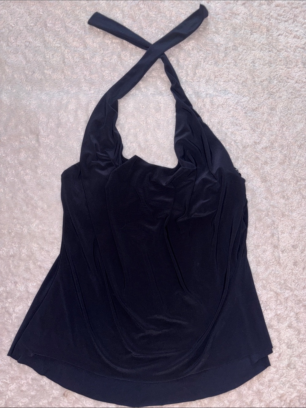 Magicsuit Black Halter Swim Camisole